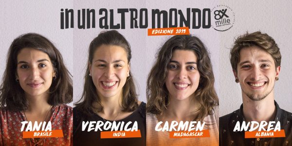 Tania, Veronica, Carmen e Andrea i giovani finalisti VI edizione In Un Altro Mondo